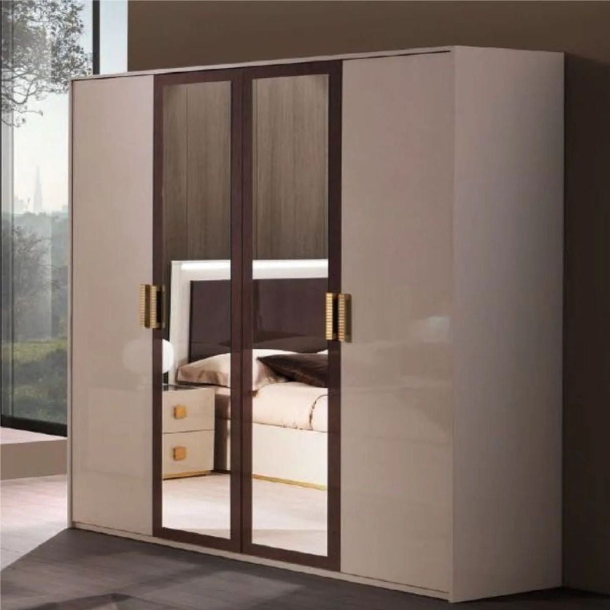 4-Door Wardrobe